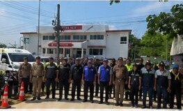 ร่วมเปิดศูนย์ปฏิบัติป้องกันปราบปรามและลดอุบัติเหตุทางถนนและทางน้ำช่วงเทศกาลสงกรานต์ พ.ศ.2569